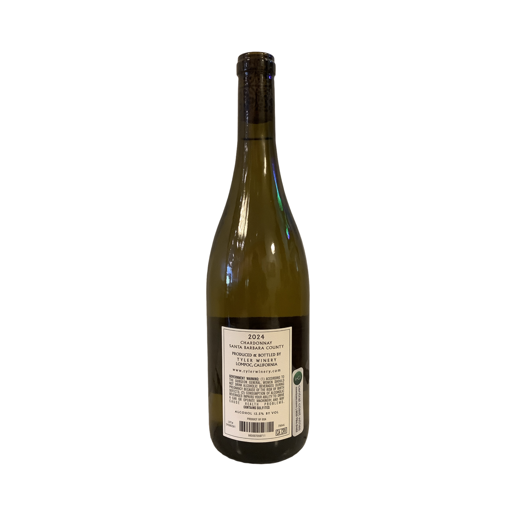 2024 Tyler Chardonnay, Santa Barbara County CA