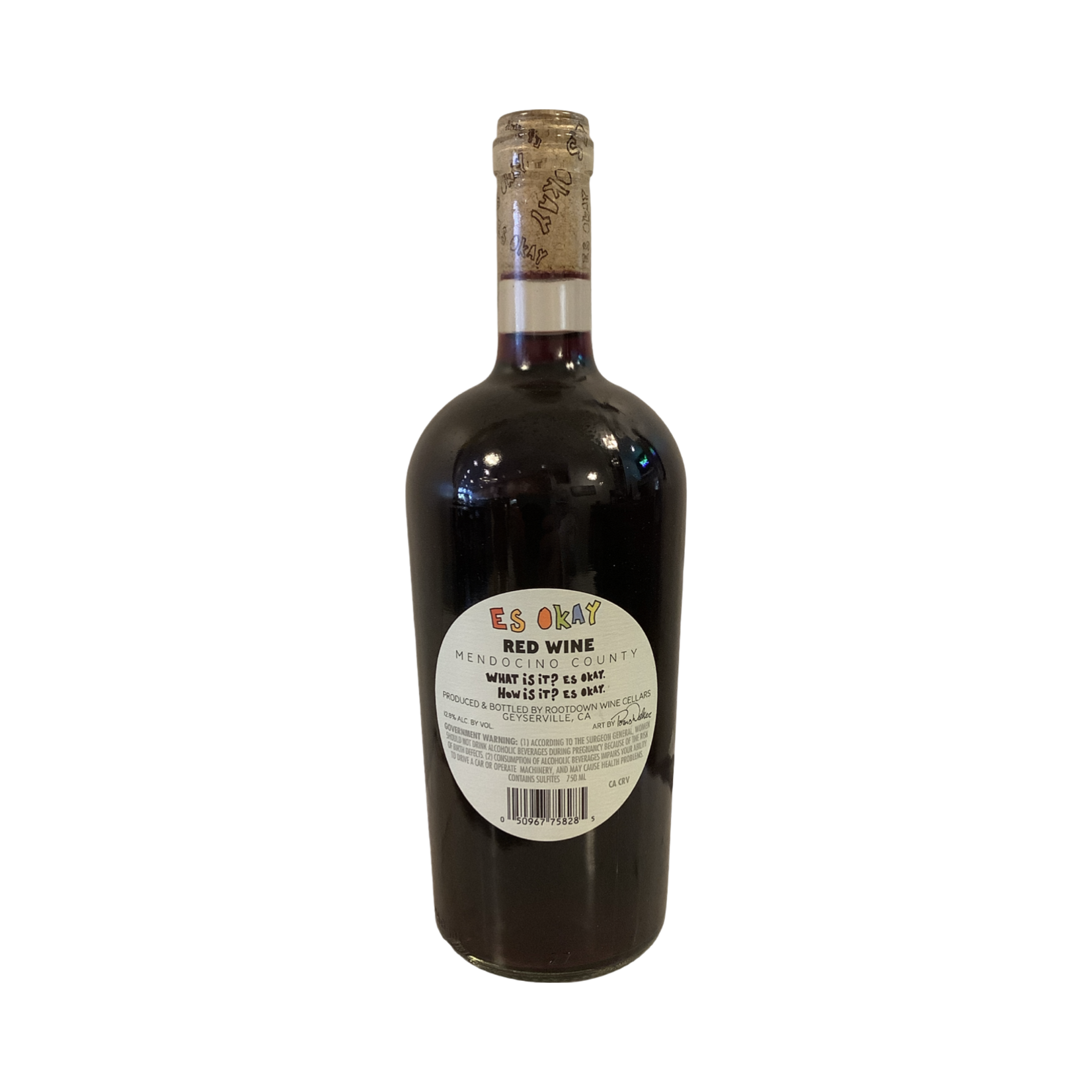 2025 Rootdown "Es Okay" Red Wine, North Coast CA