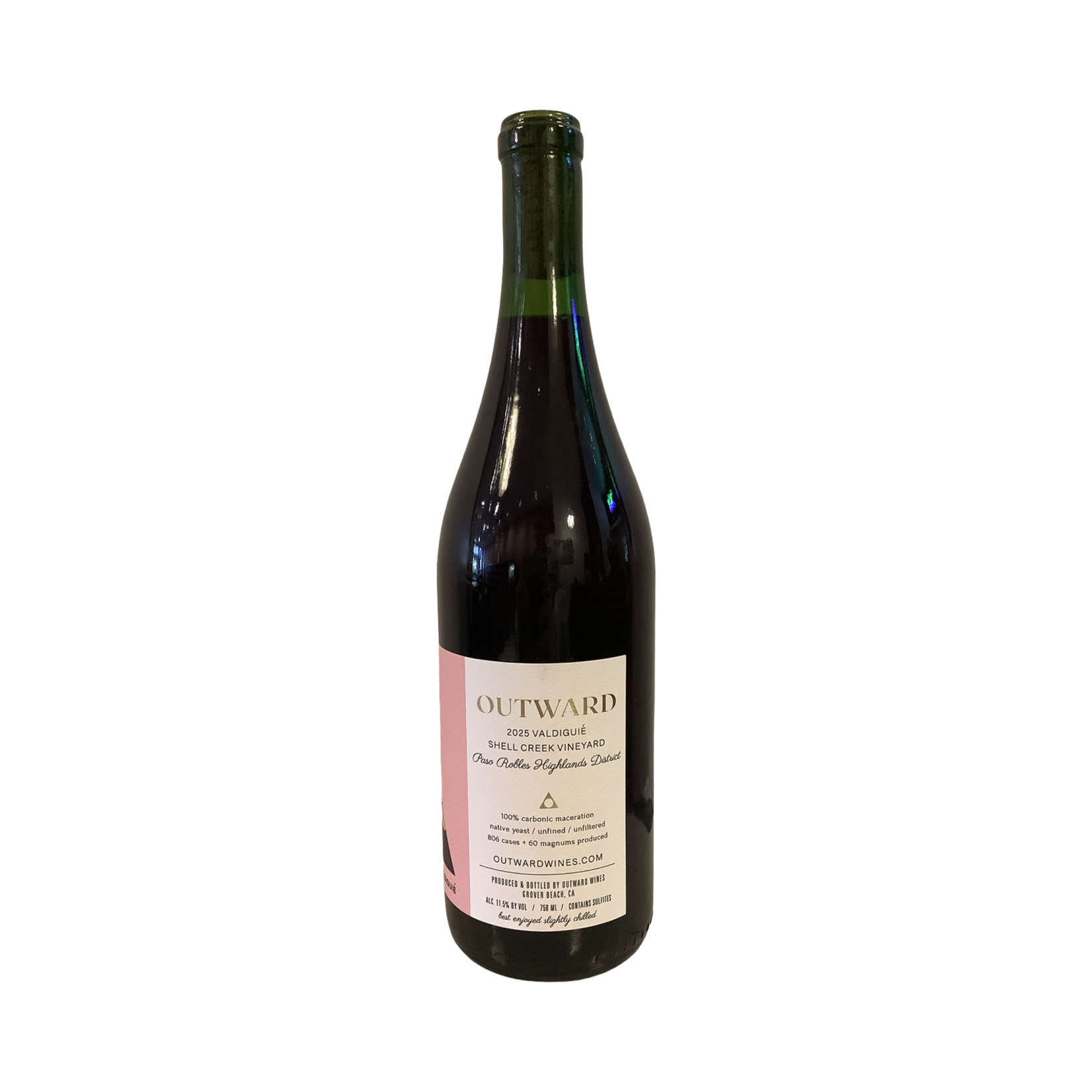 2025 Outward “Shell Creek Vineyard” Valdiguié, Paso Robles CA