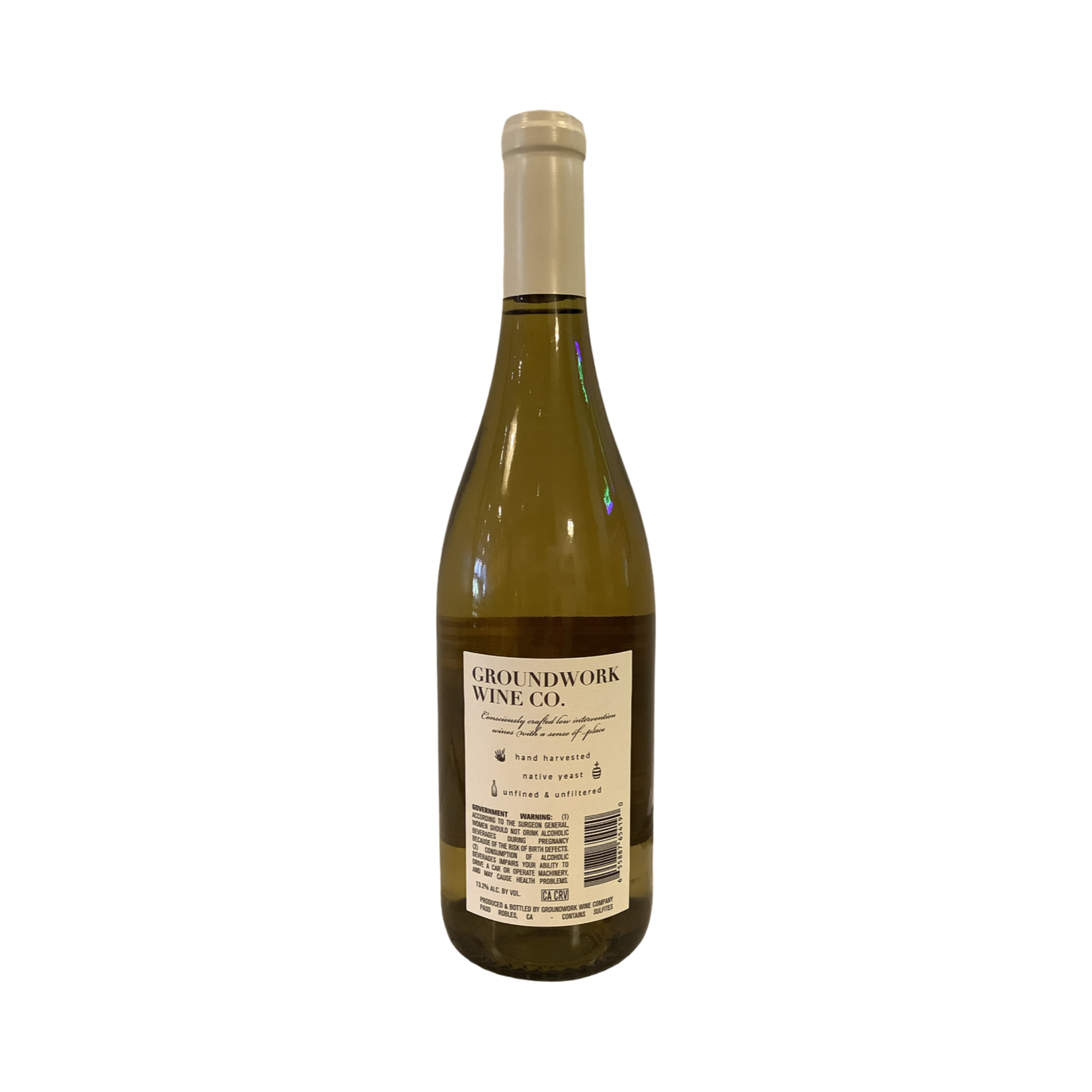 2022 Groundwork Chardonnay, SLO Coast CA