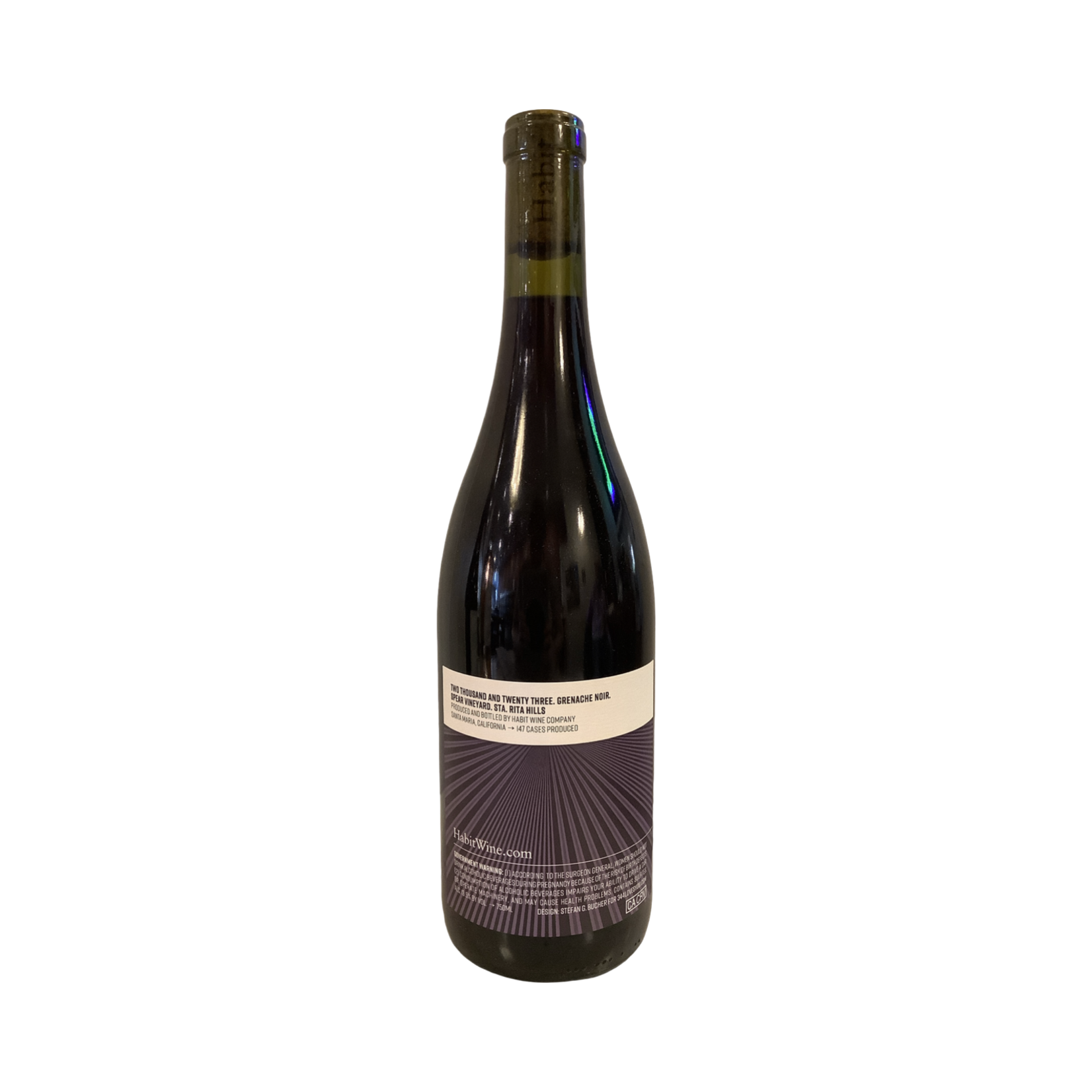 2023 Habit Grenache Noir, Sta Ynez Valley CA