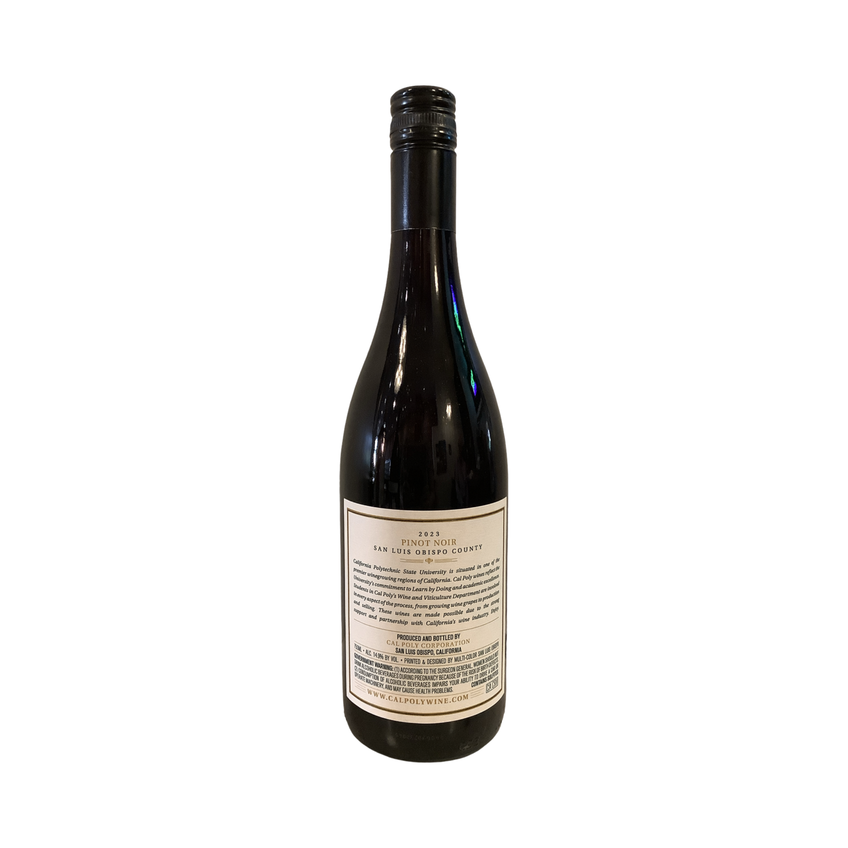 2022 Cal Poly "Trestle Estate Vineyard" Pinot Noir, SLO County CA