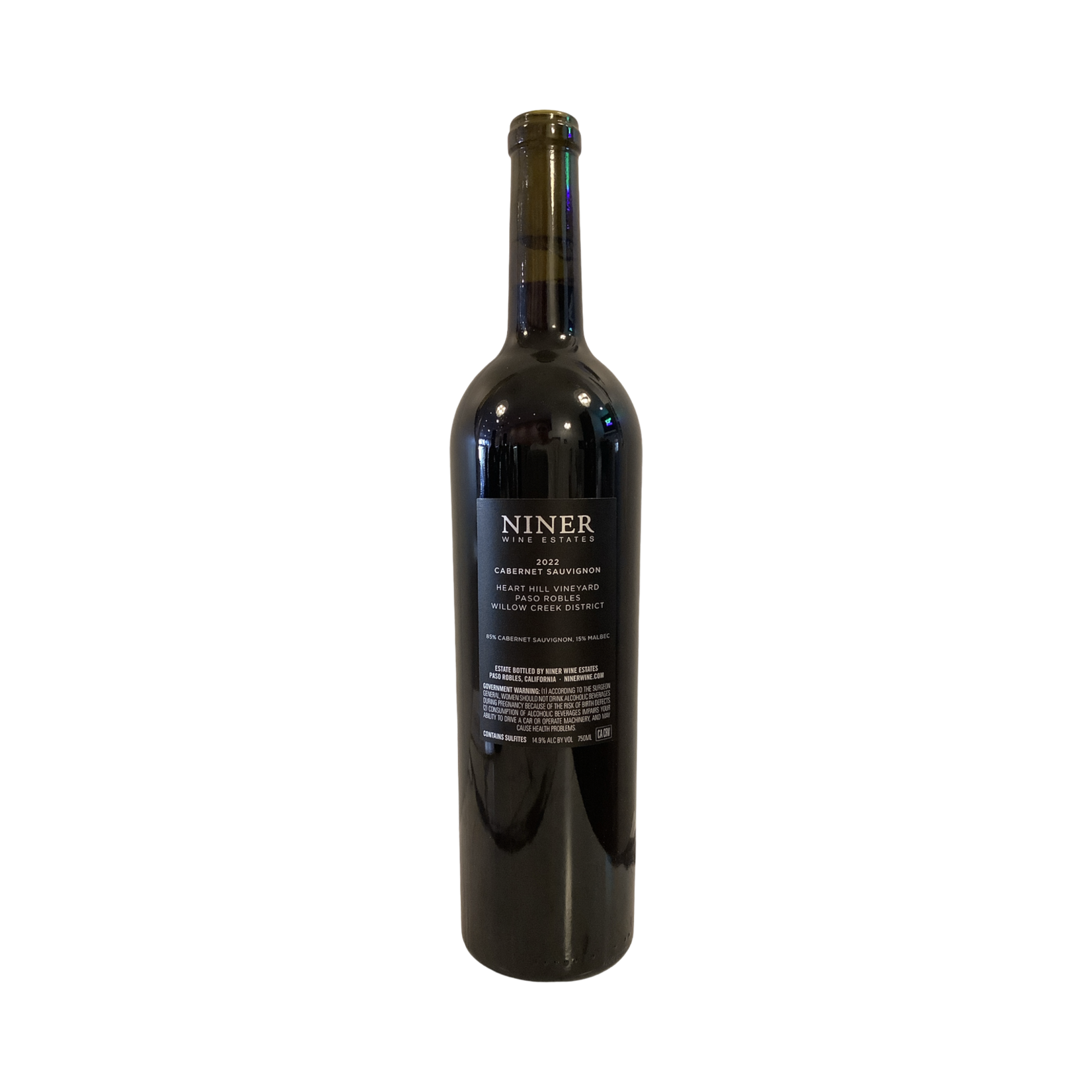2022 Niner Cabernet Sauvignon, Willow Creek District | Paso Robles CA