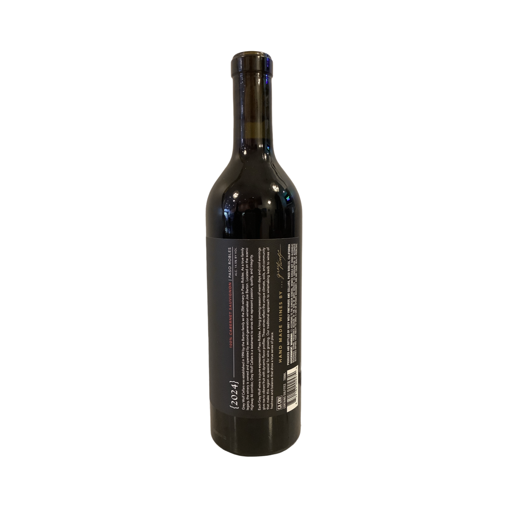 2024 GREY Cabernet Sauvignon, Paso Robles CA