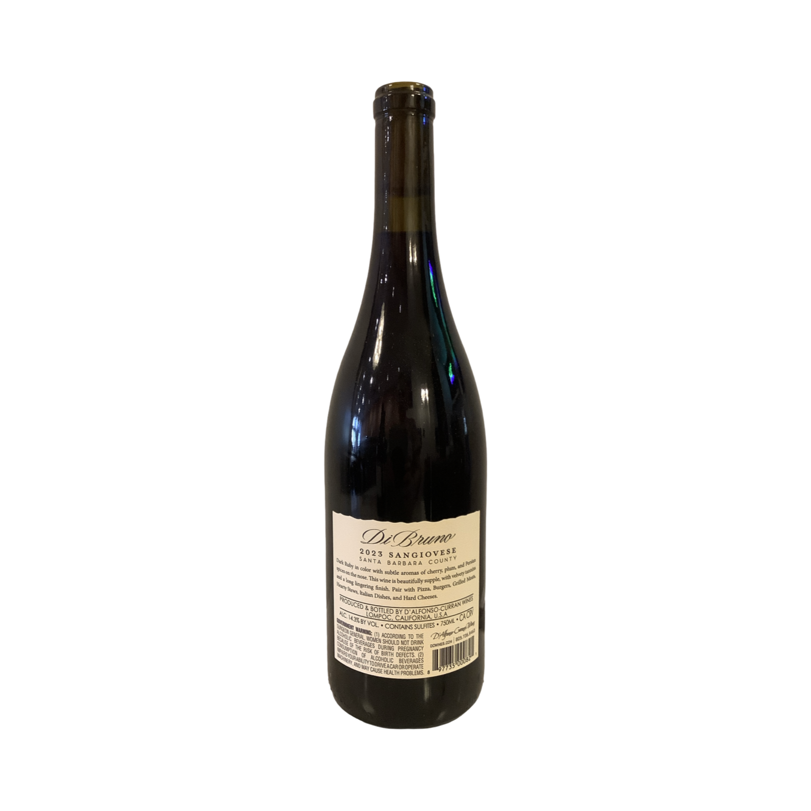 2023 Di Bruno Sangiovese, Santa Barbara CA
