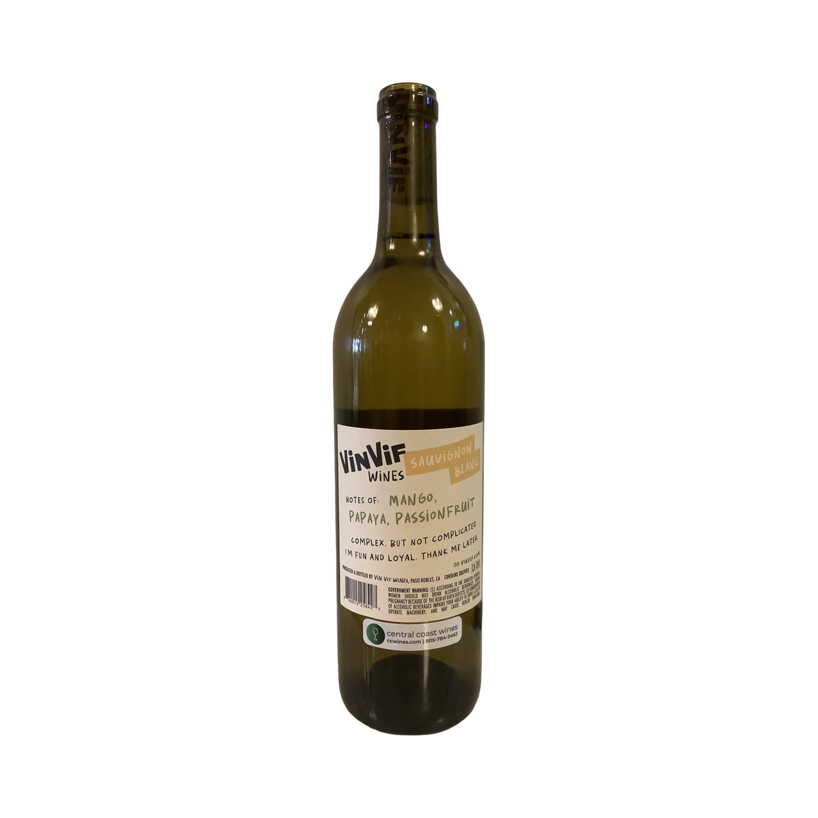 2025 Vin Vif Sauvignon Blanc, Central Coast CA
