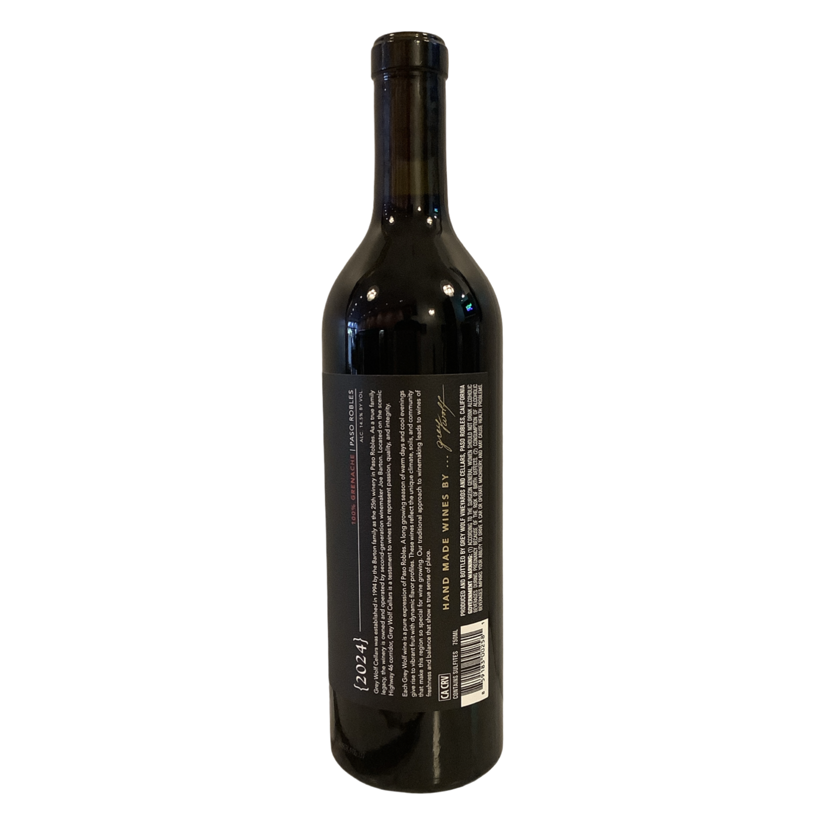 2024 GREY Grenache, Paso Robles CA