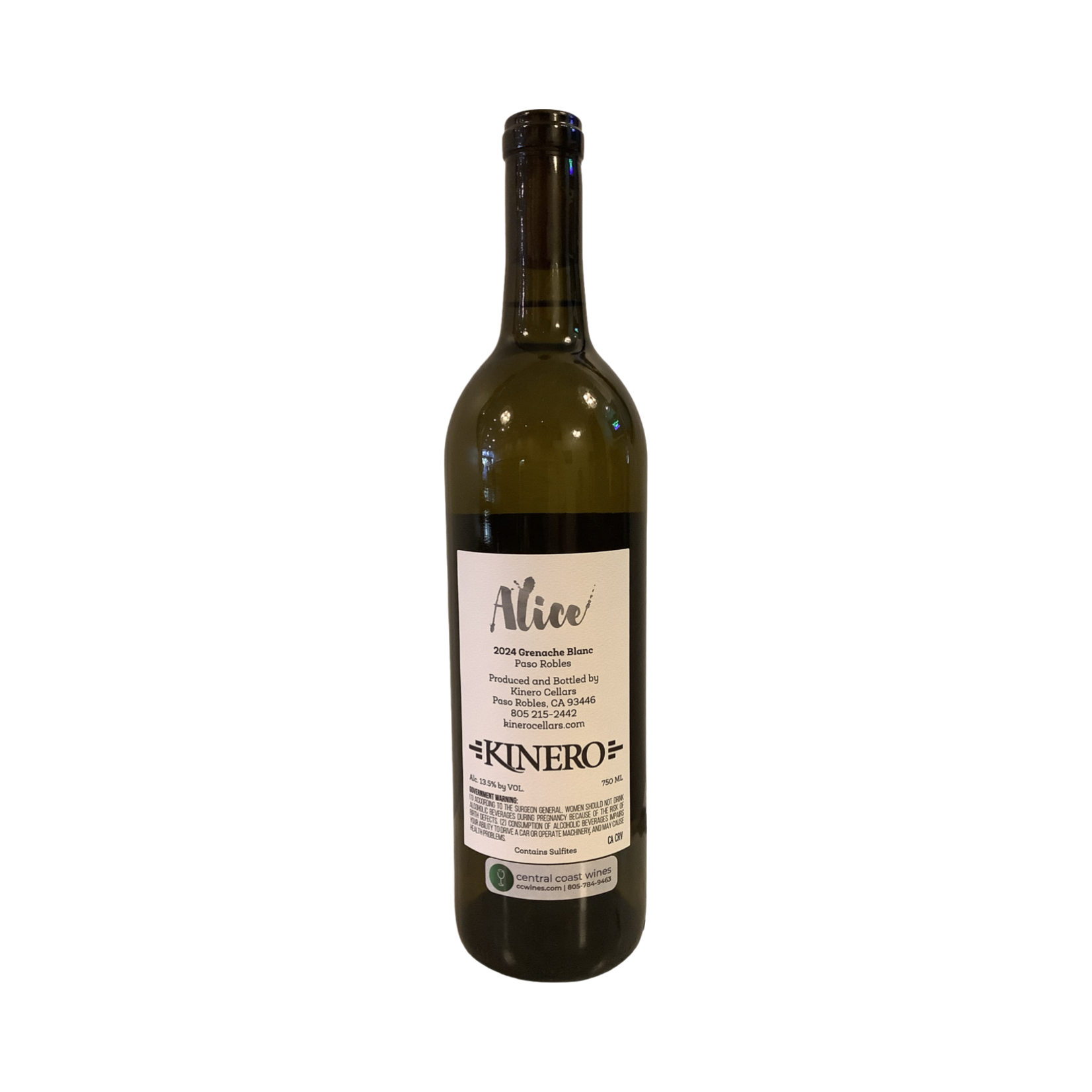 2024 Kinero "Alice" Grenache Blanc, Paso Robles CA