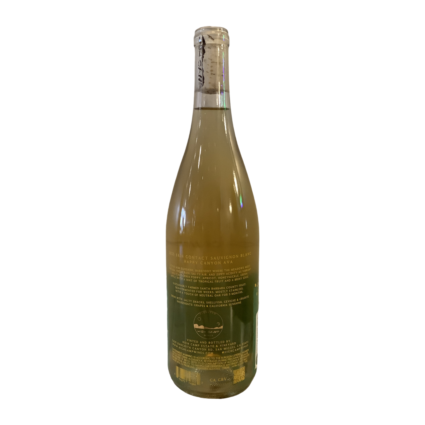 2024 High Camp Skin Contact Sauvignon Blanc, Central Coast CA