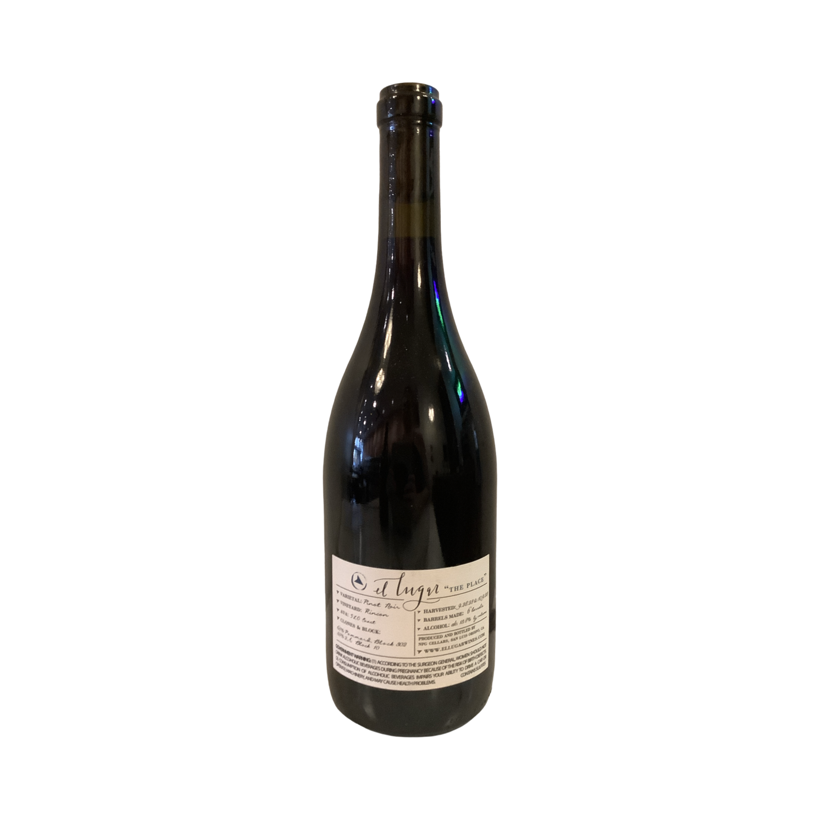 2023 El Lugar "Rincon Vineyard" Pinot Noir, Edna Valley CA