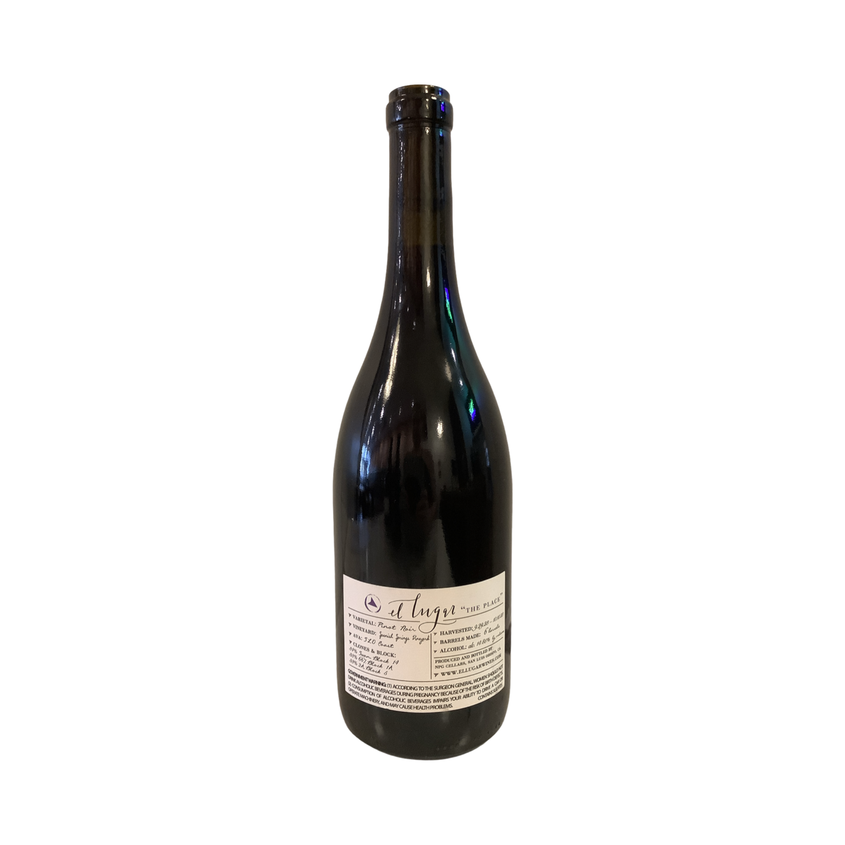 2023 El Lugar "Spanish Springs" Pinot Noir, Edna Valley CA