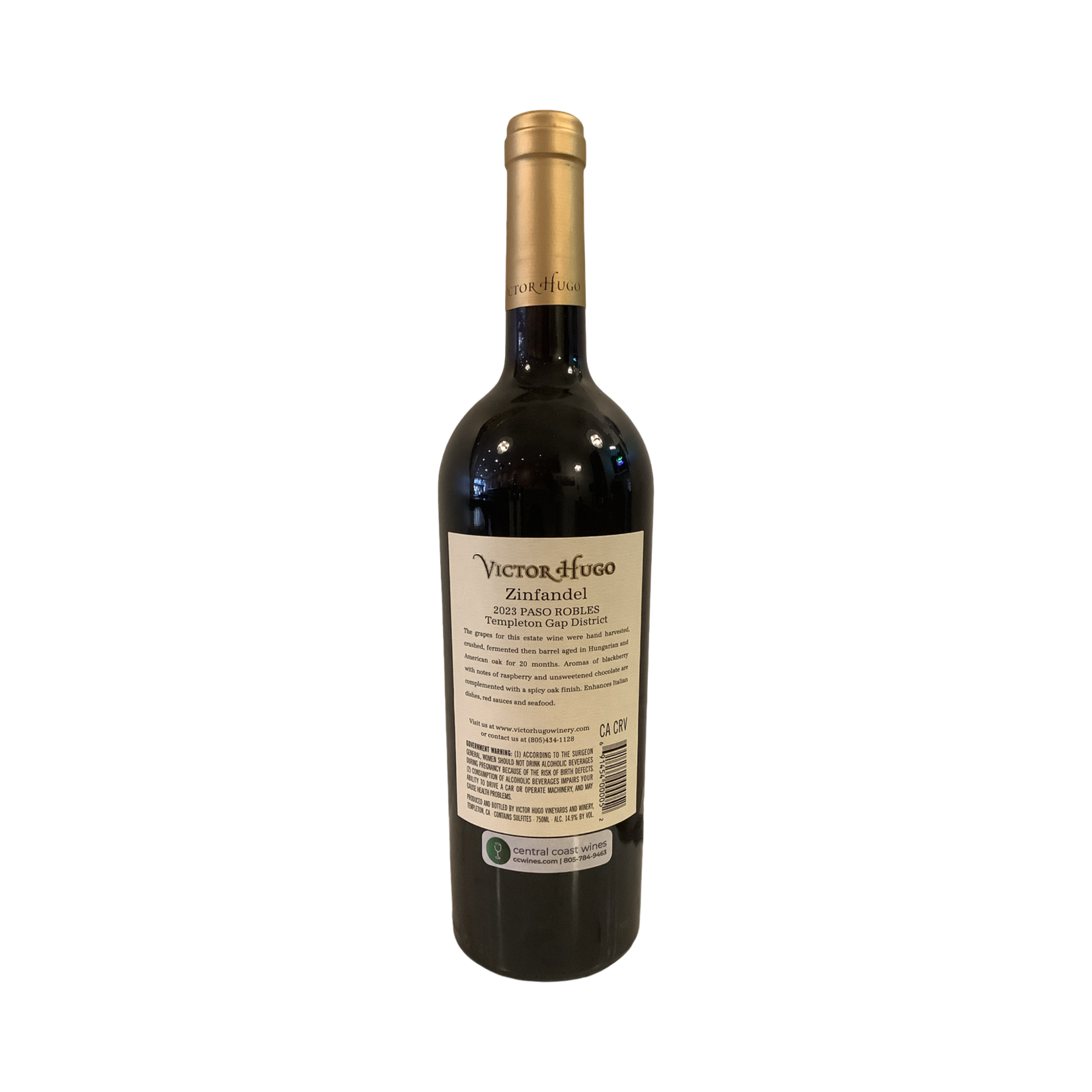 2023 Victor Hugo Zinfandel, Central Coast CA
