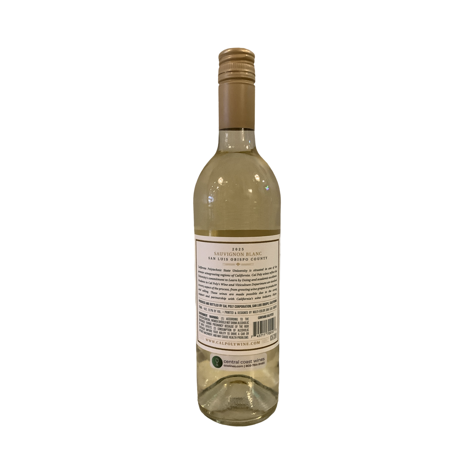2025 Cal Poly Sauvignon Blanc, San Luis Obispo County CA