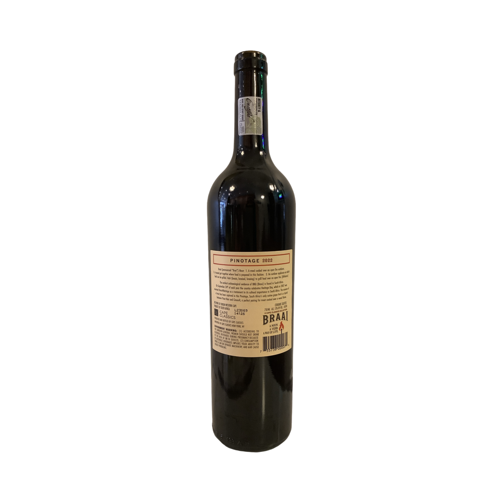 2022 Braai Pinotage, South Aftica