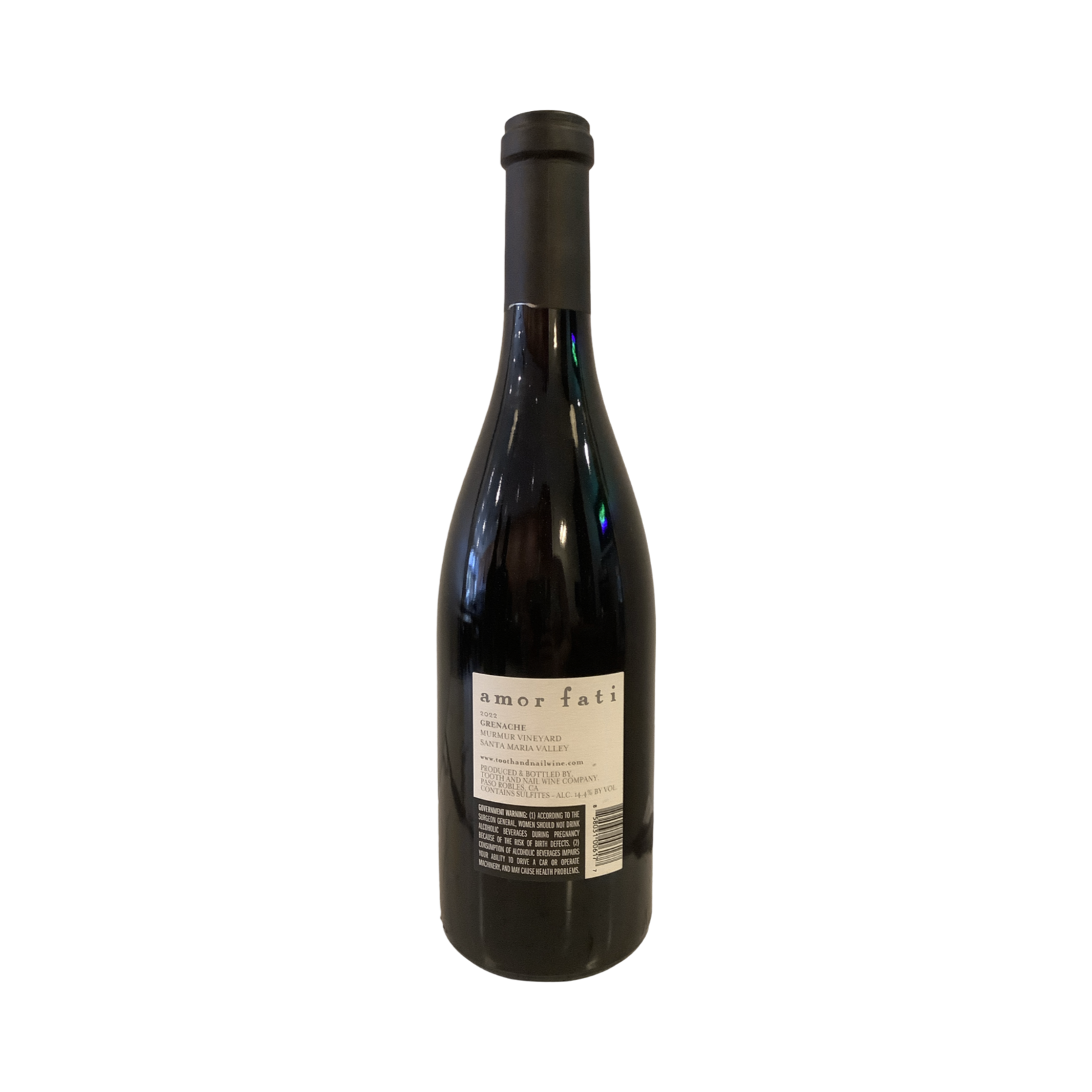 2022 Amor Fati Grenache, Paso Robles CA