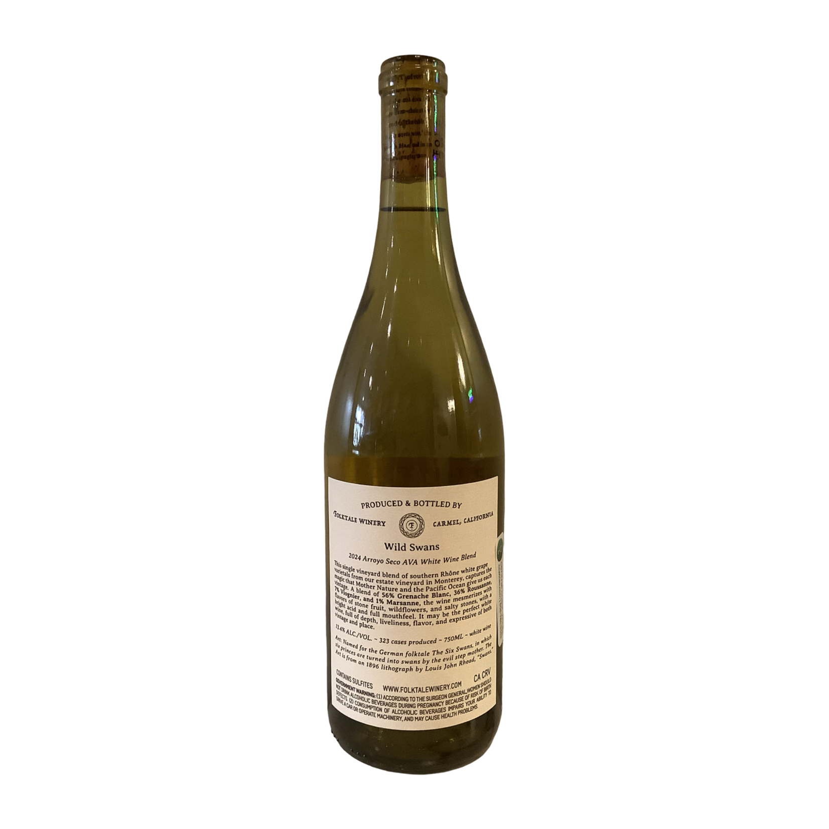 2024 Folktale "Wild Swan" White Blend, Central Coast CA