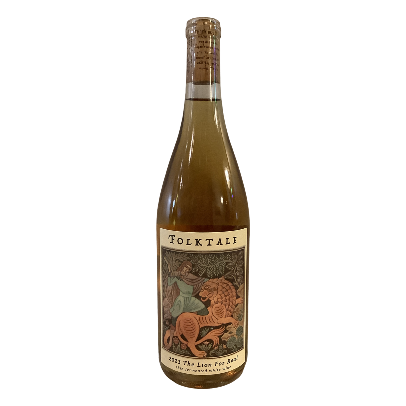 2023 Folktale "The Lion For Real" Skin Contact White Wine, Monterey County CA