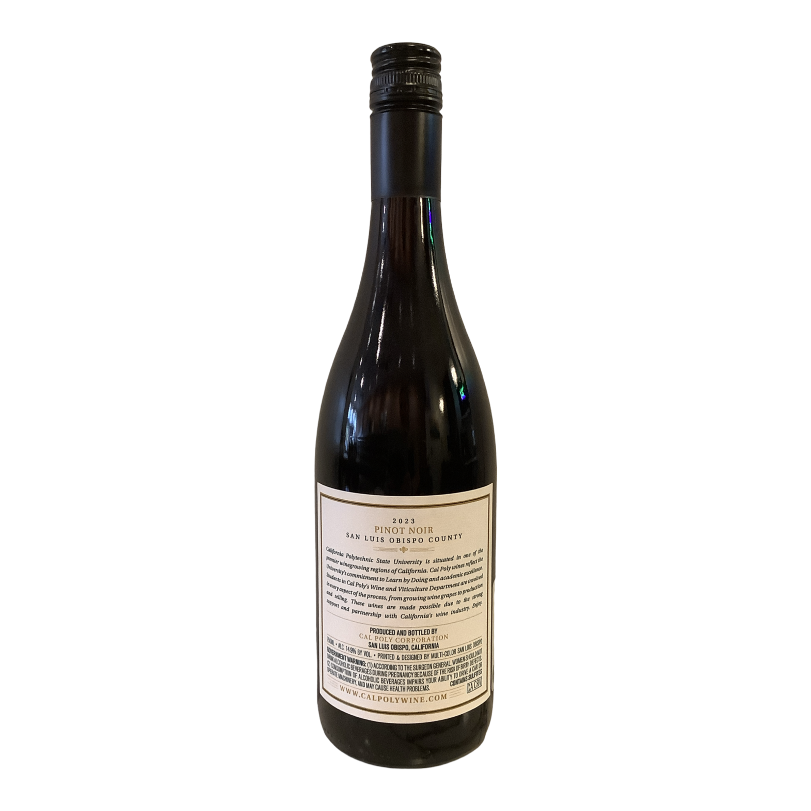 2023 Cal Poly "Trestle Estate Vineyard" Pinot Noir, SLO County CA
