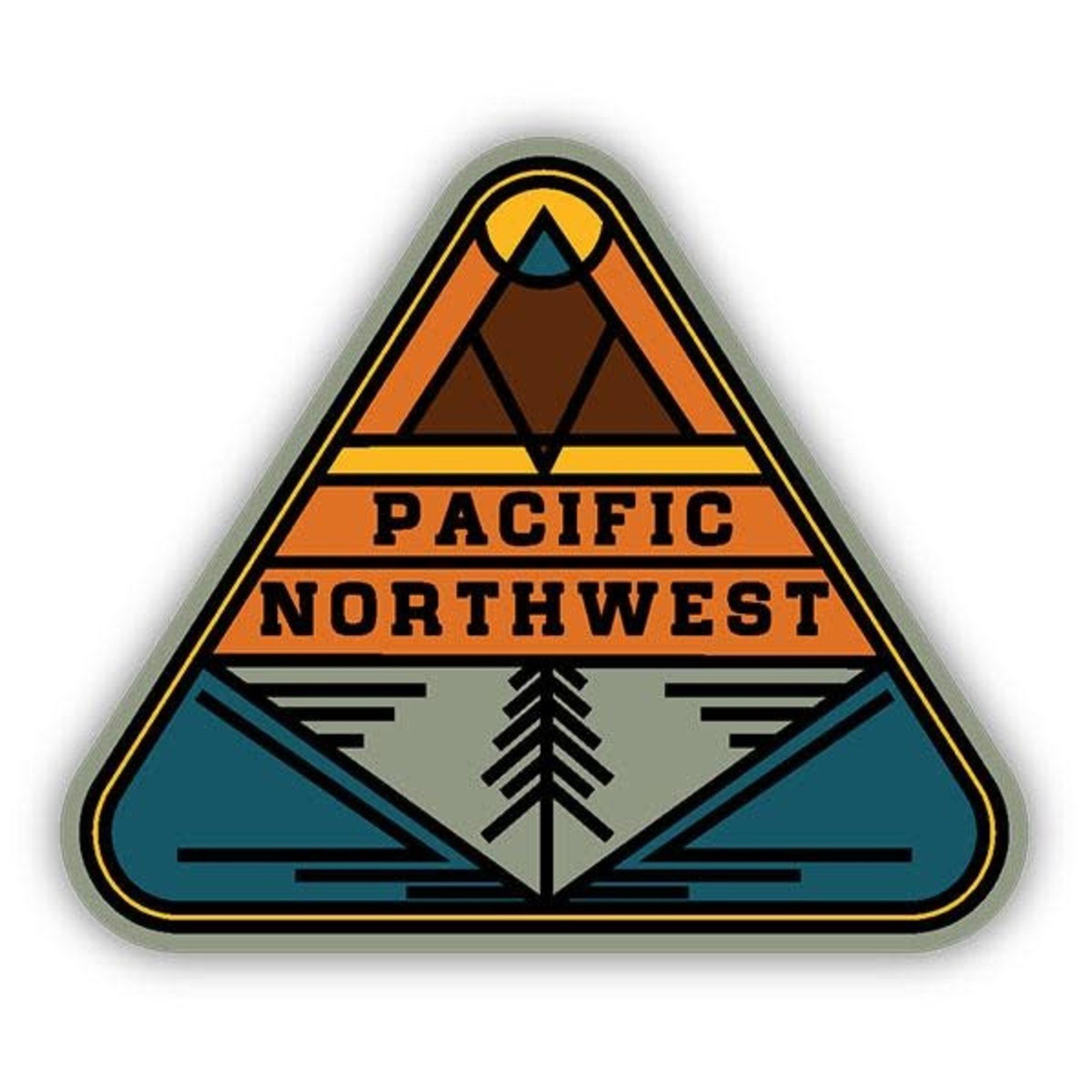 Stickers Northwest PNW Triangle Sticker