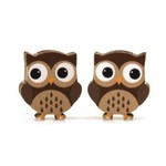 Green Tree Jewelry Owl Studs