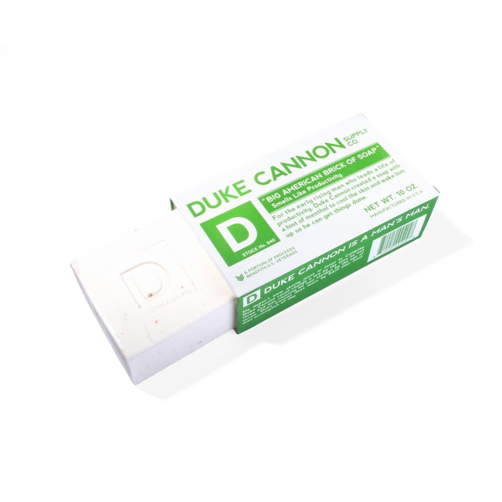 Duke Cannon Big Ass Brick of Soap Green Bar 10oz