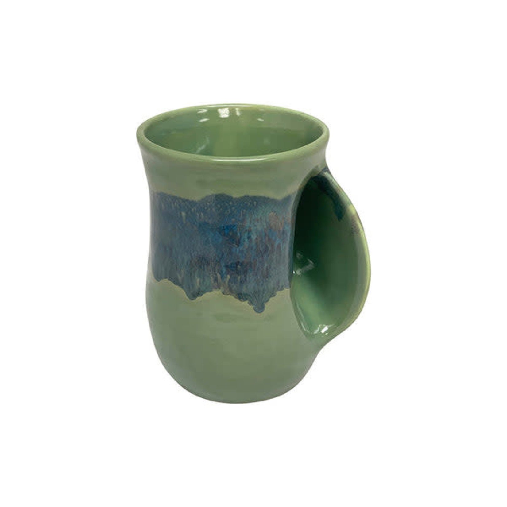 Clay in Motion Misty Green Hand Warmer Mug