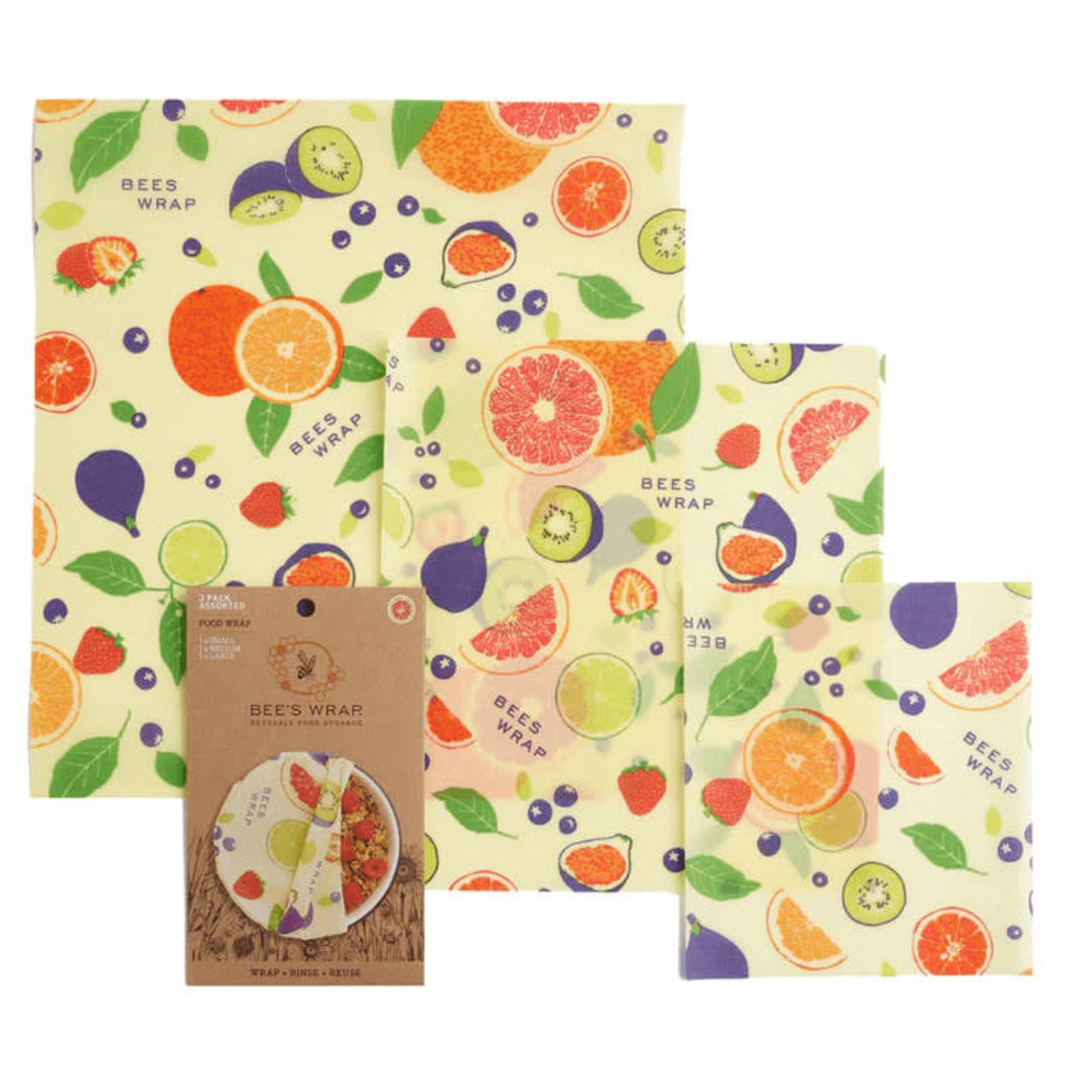 Bee's Wrap 3 Pack Assorted Size Wrappers