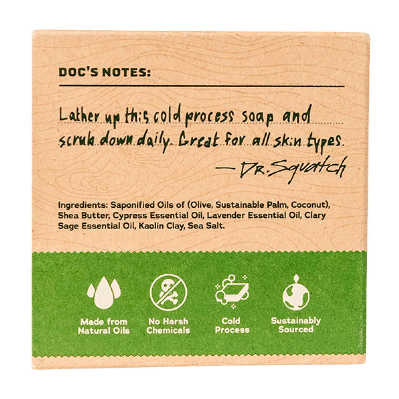 Dr. Squatch Alpine Sage Bar Soap