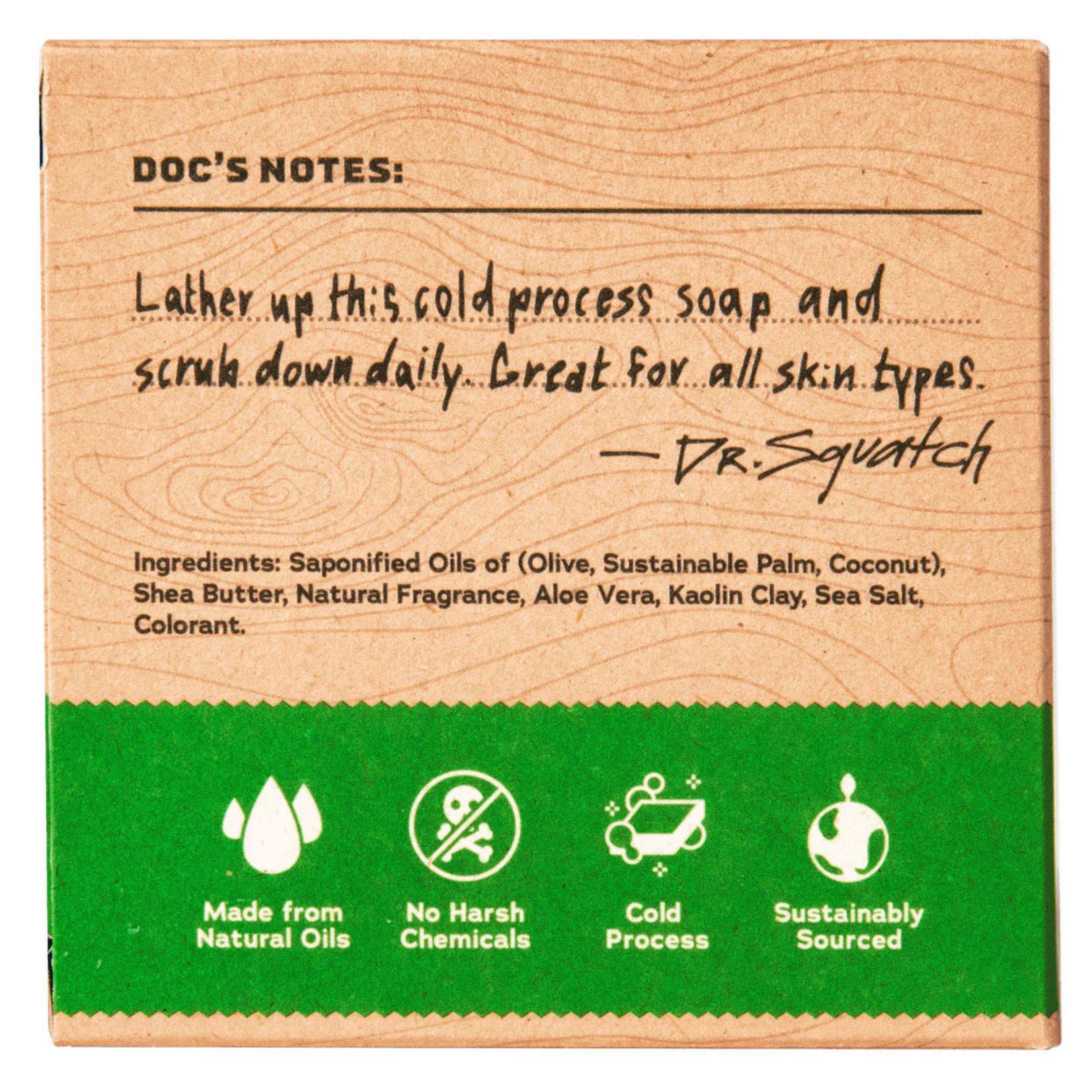 Dr. Squatch Cool Fresh Aloe Bar Soap