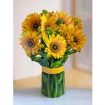 Freshcut Paper Sunflowers Pop Up Bouquet