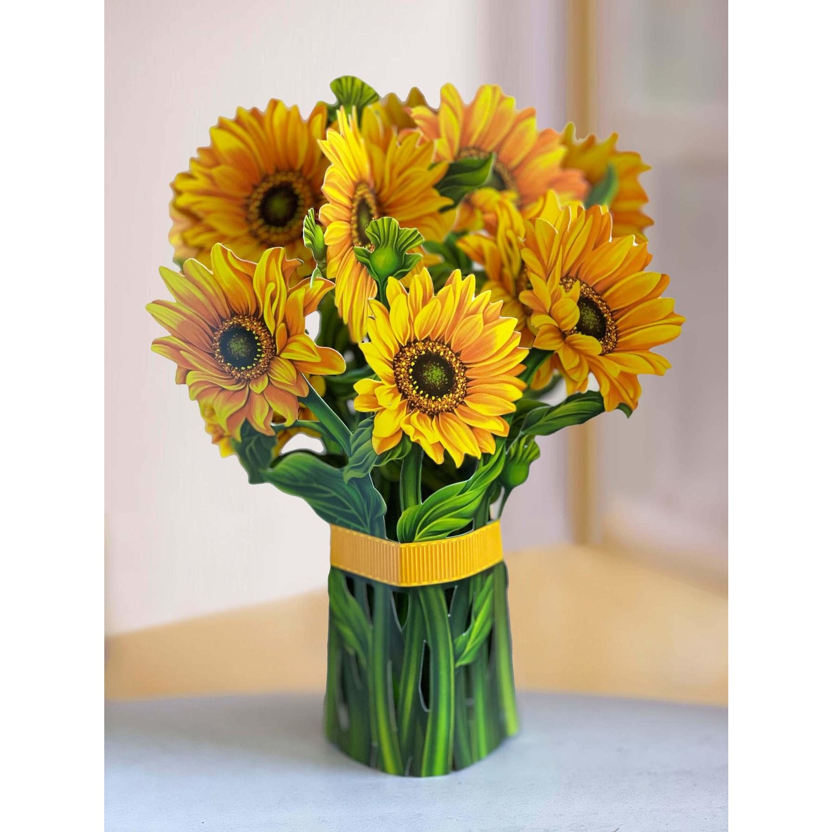 Freshcut Paper Sunflowers Paper Bouquet