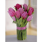 Freshcut Paper Pink Tulips Paper Bouquet