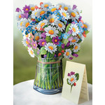 Freshcut Paper Field of Daisies Pop Up Bouquet