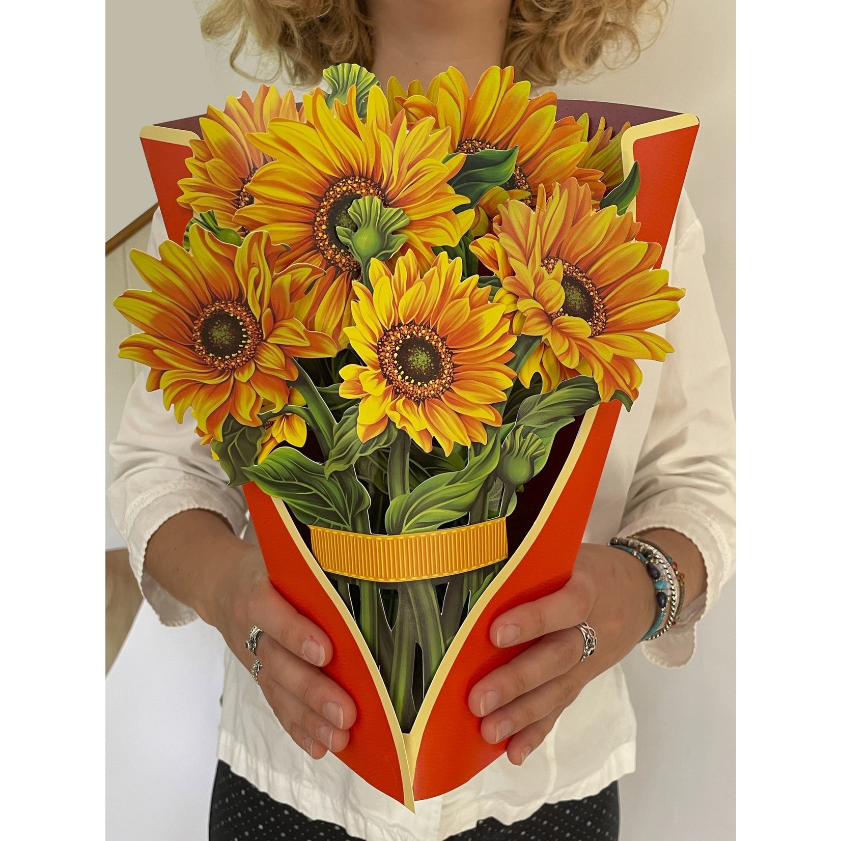 Freshcut Paper Sunflowers Paper Bouquet