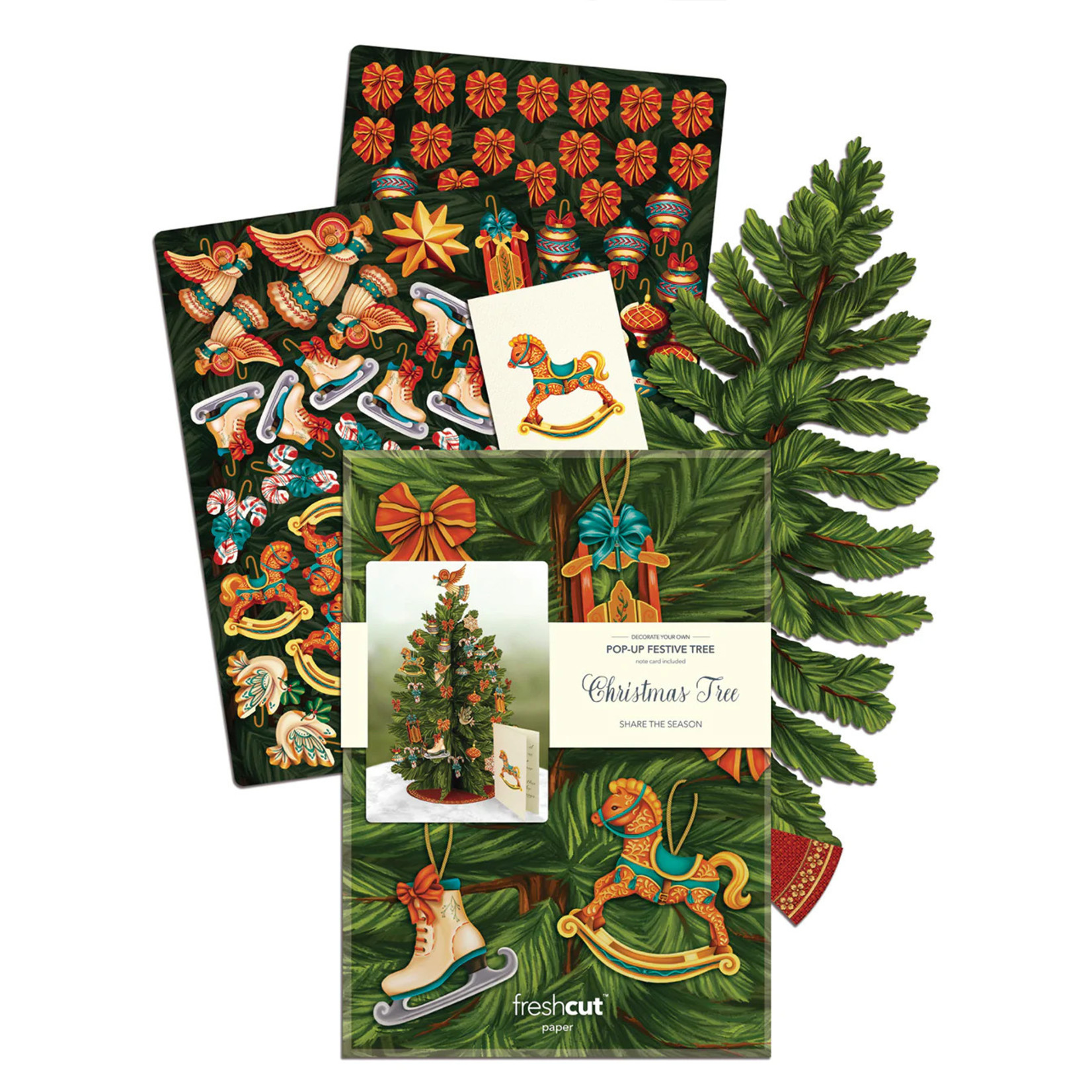 FreshCut Paper Pop Up Christmas Tree