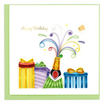 Quilling Cards Birthday Champagne Quilled Card