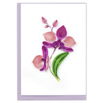 Quilling Cards Orchid Flower Quilled Enclosure Card