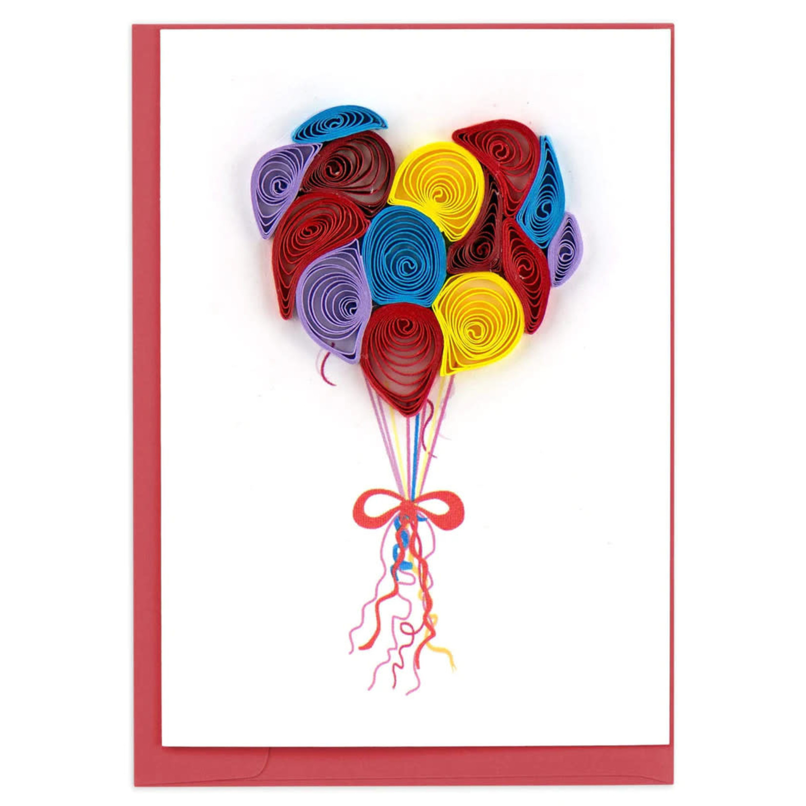 Quilling Cards Balloon Quilled Enclosure Card