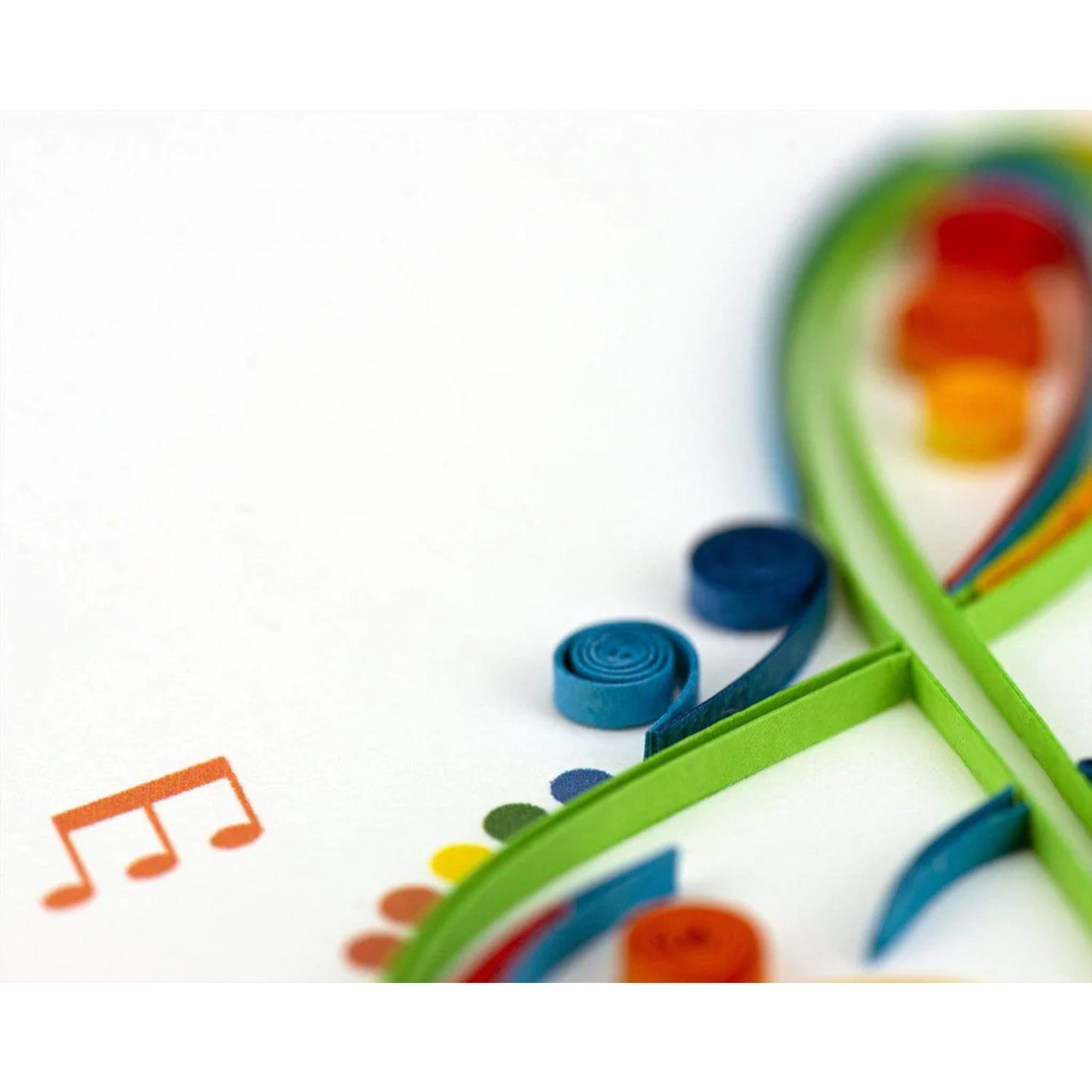Quilling Cards Treble Clef Quilled Card