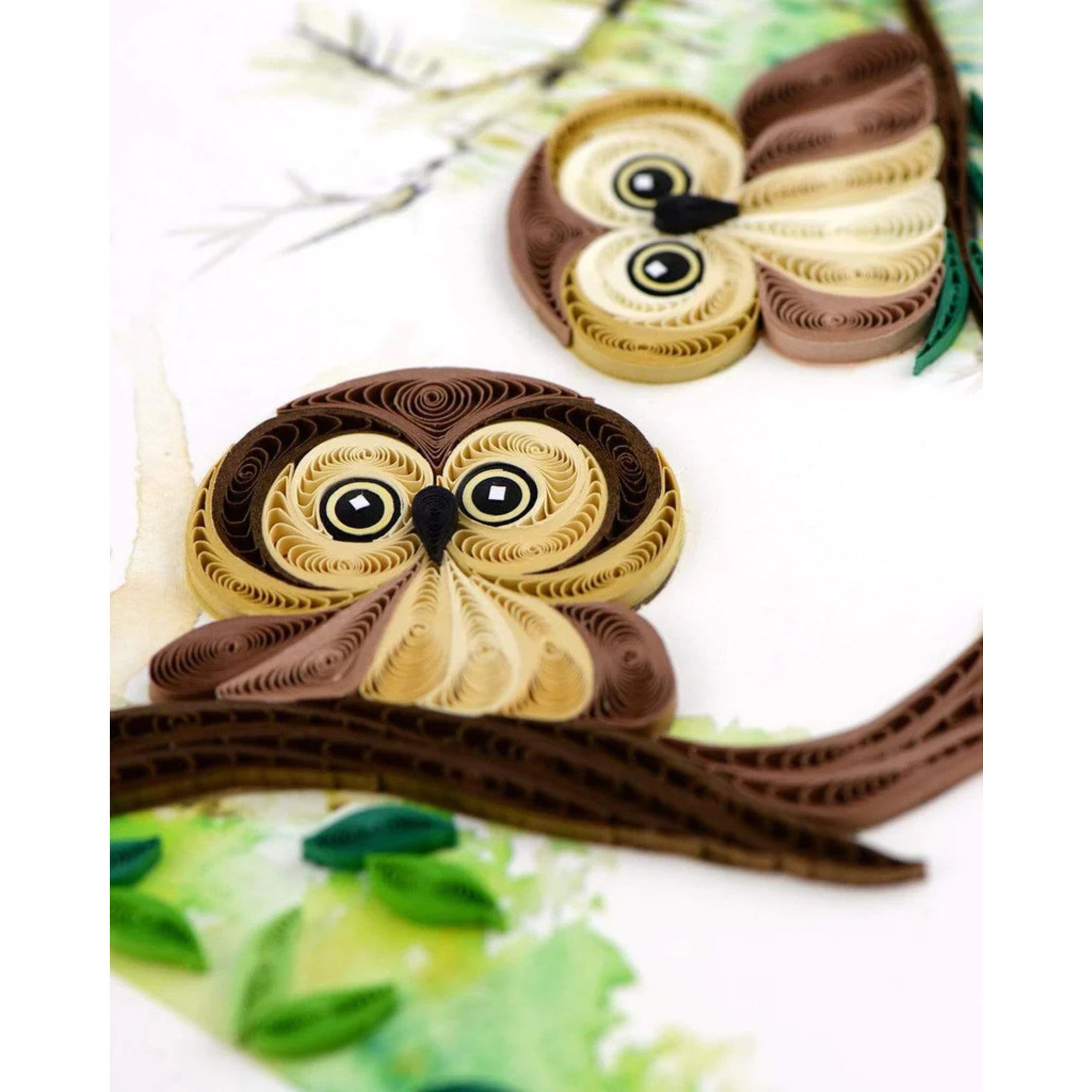 Quilling Cards Owlets Quilled Card