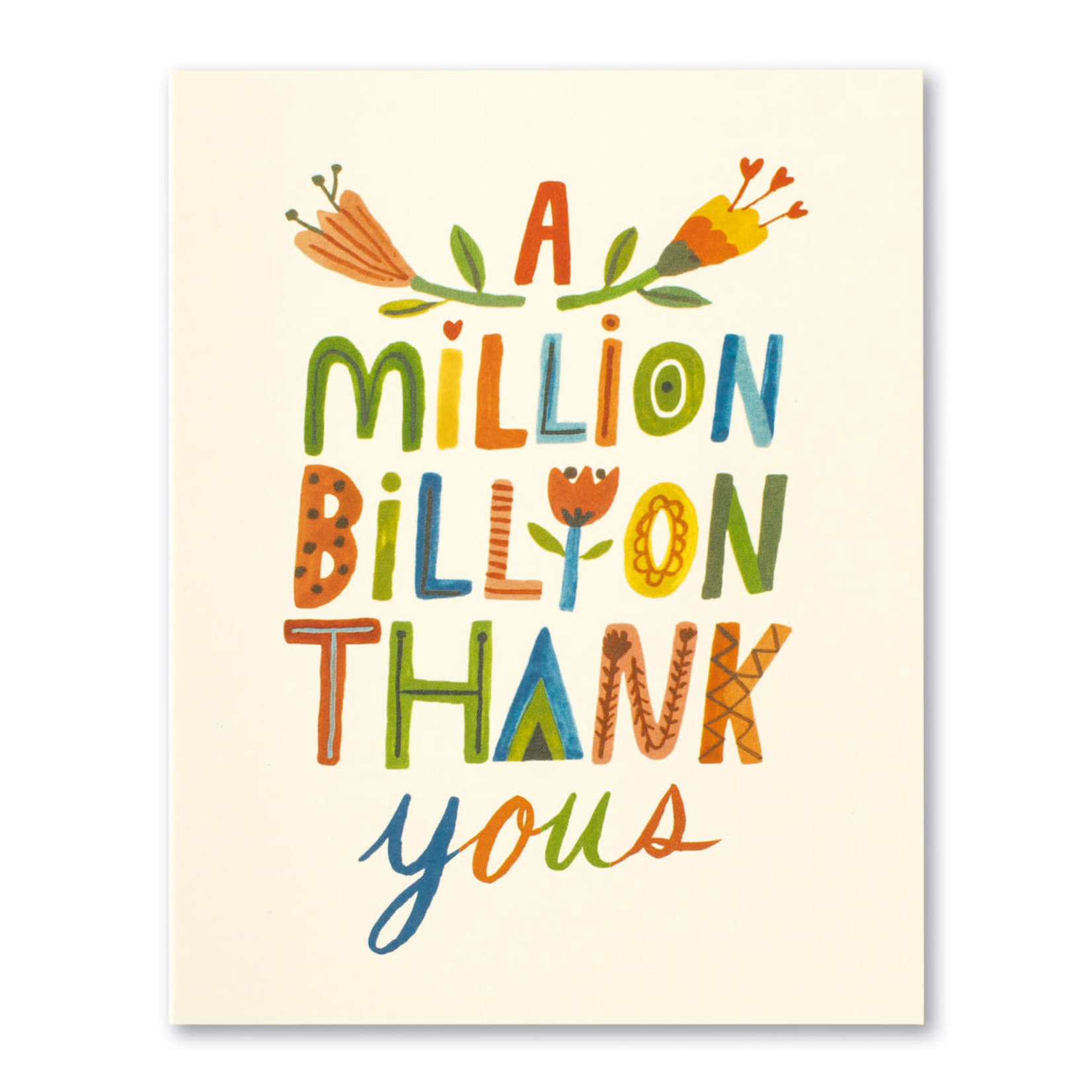 Love Muchly A Million Billion Thank Yous