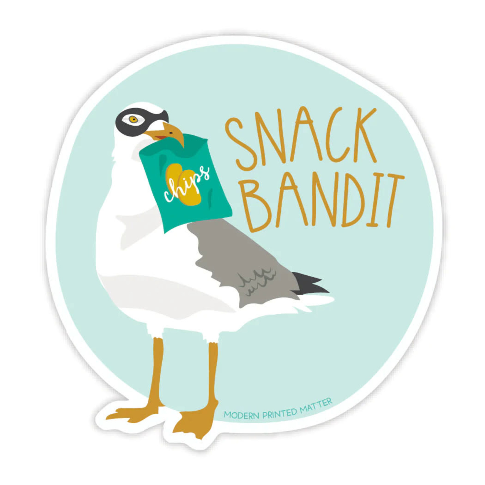Modern Printed Matter Snack Bandit Sticker