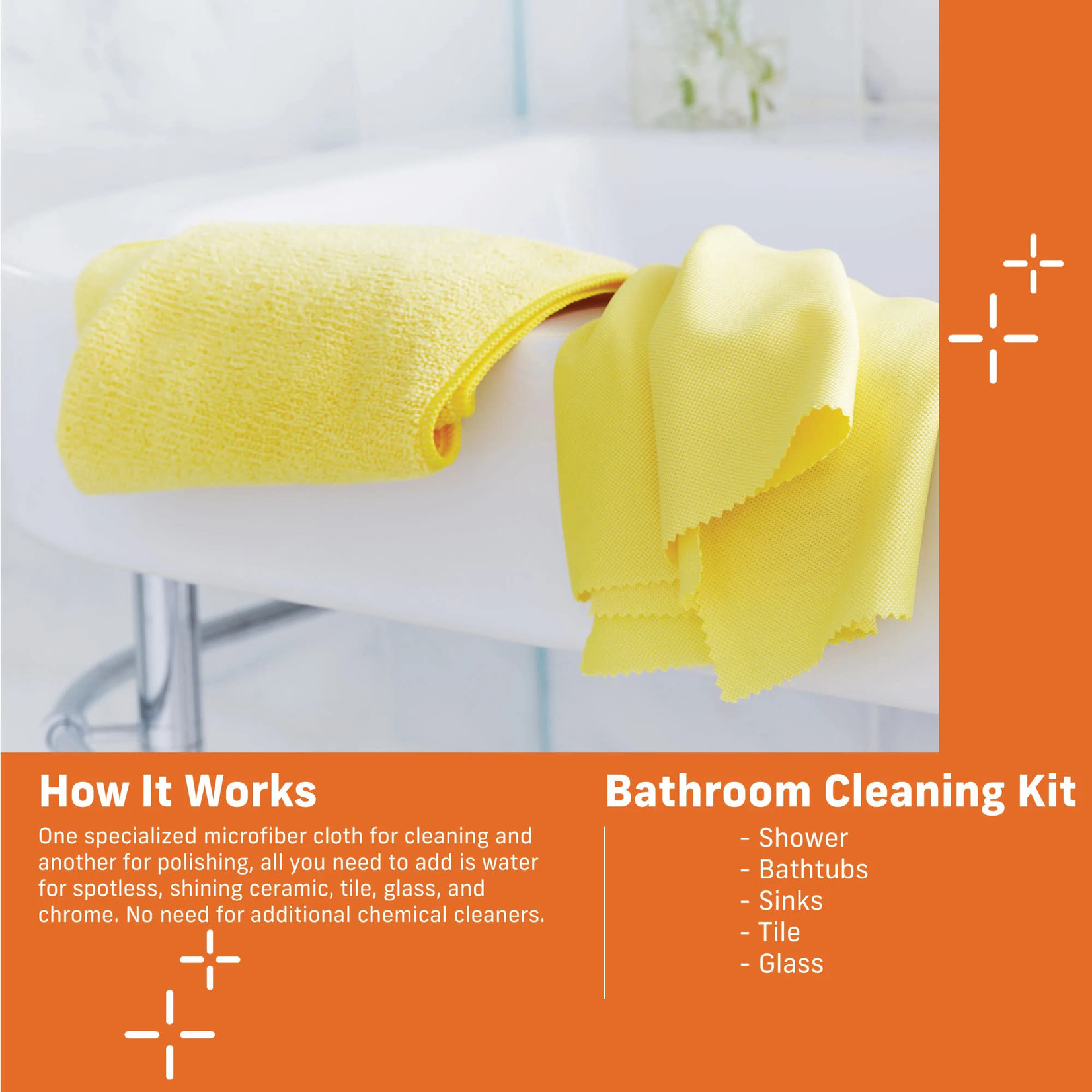 e-cloth Bathroom Cleaning Set