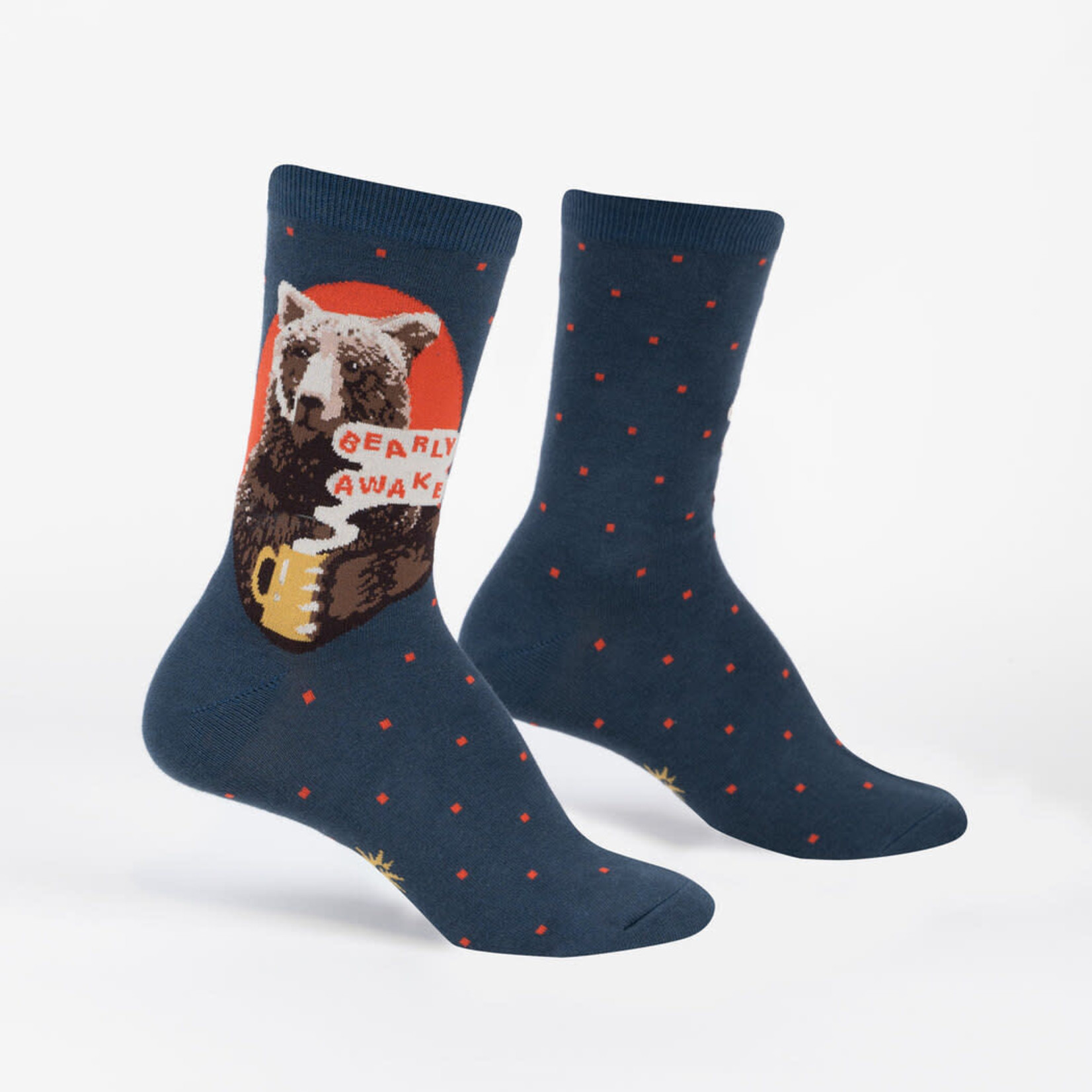 Sock It To Me Bearly Awake Crew Socks