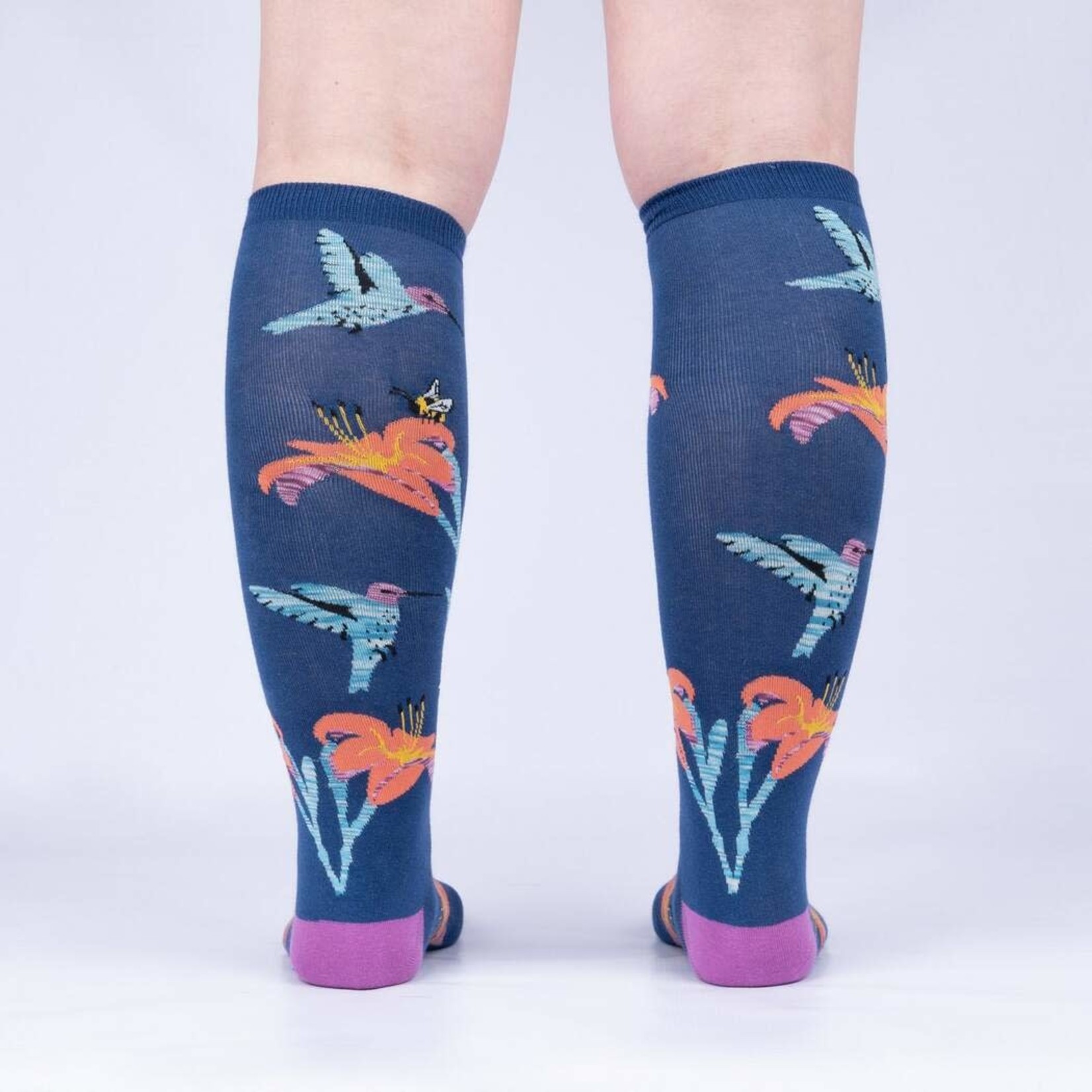 Sock It To Me Hmmmmmingbird Knee High Socks