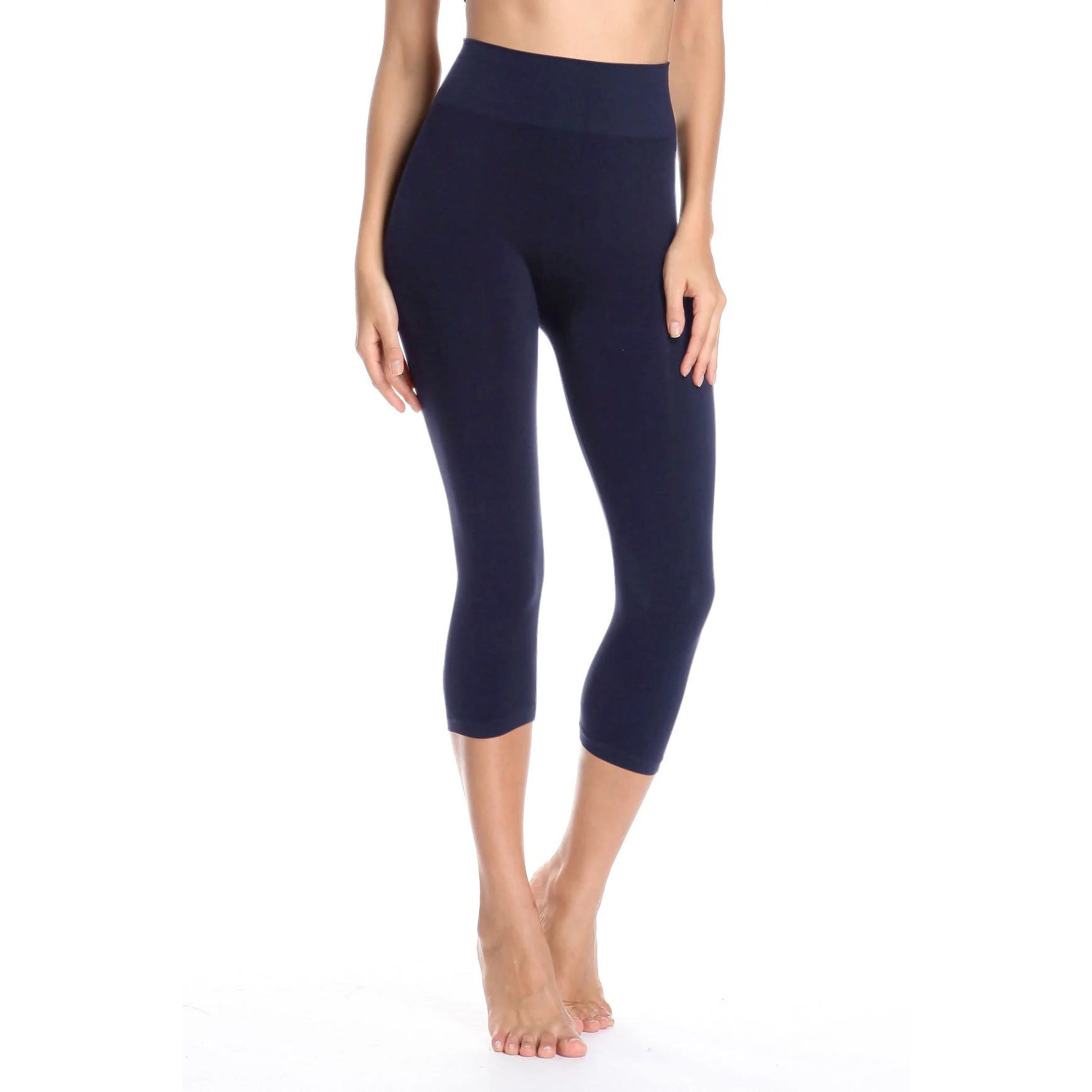 Orange - Bamboo High Waisted Capris Plus  Sustainable Plus Size Fashion –  All Things Being Eco