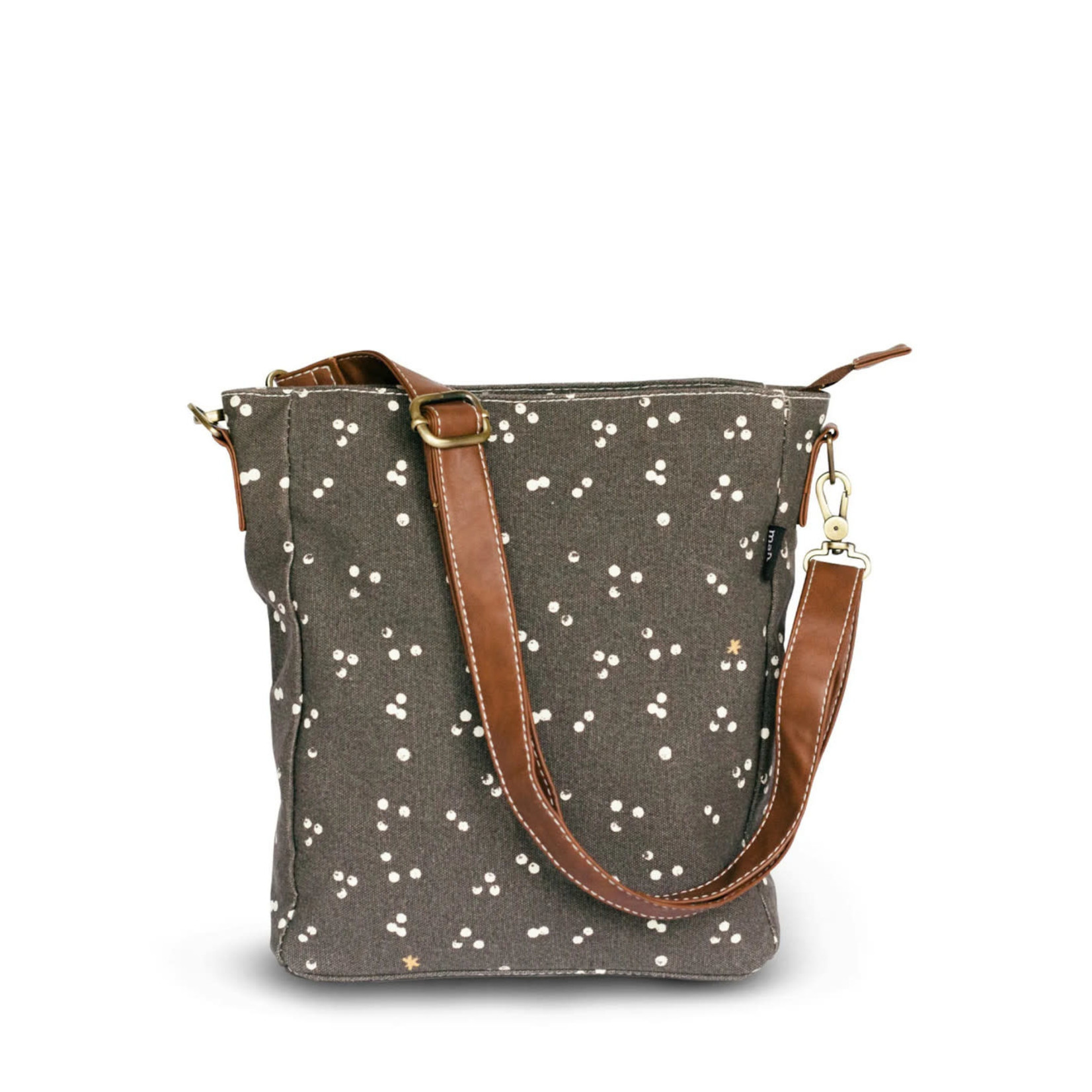 Maika Recycled Canvas City Sling Crossbody Bag