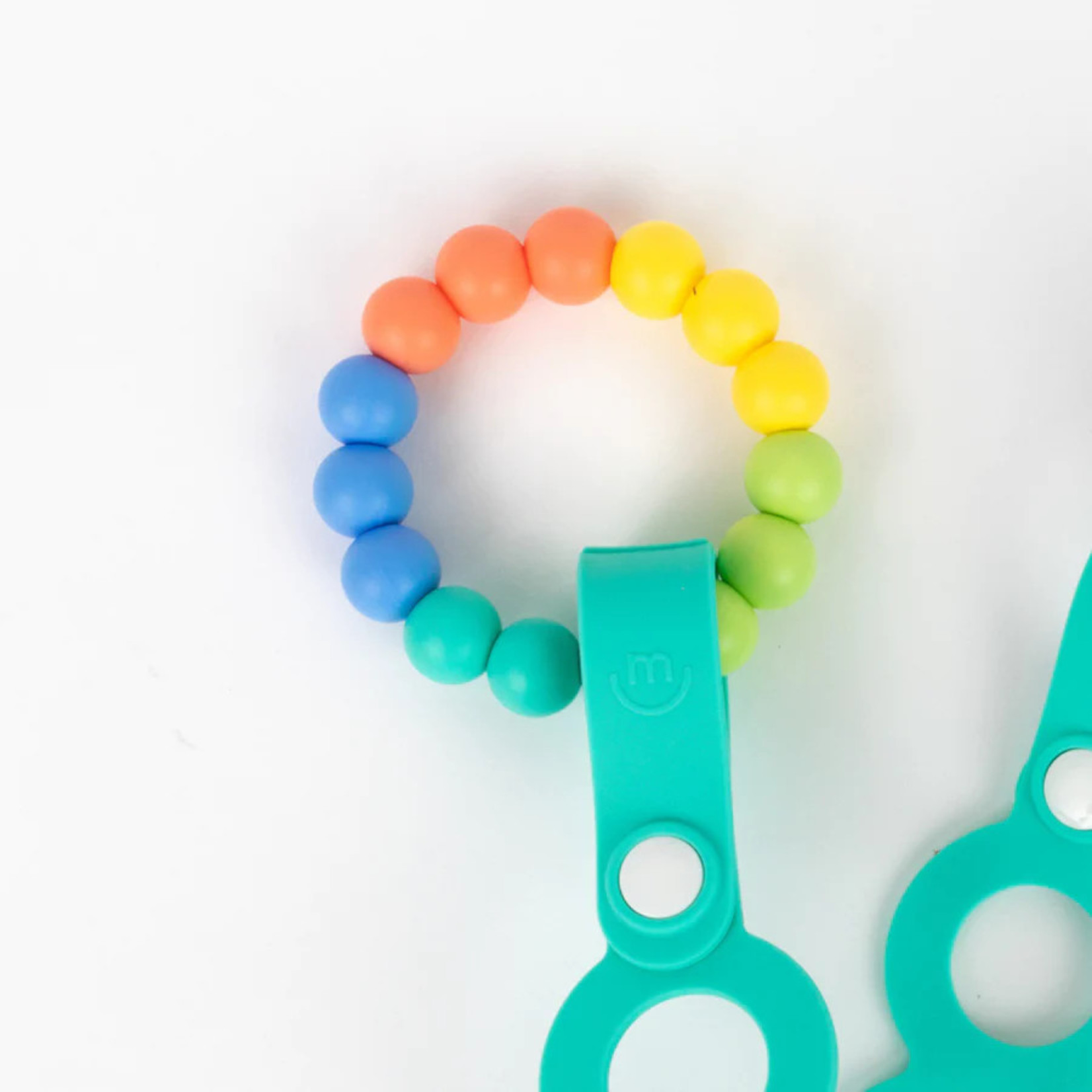 morepeas Bright Rainbow Ring Teether