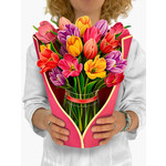Freshcut Paper *Festive Tulips Paper Bouquet