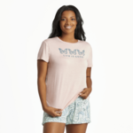 Life is Good Butterfly Trio Lightweight Sleep Tee